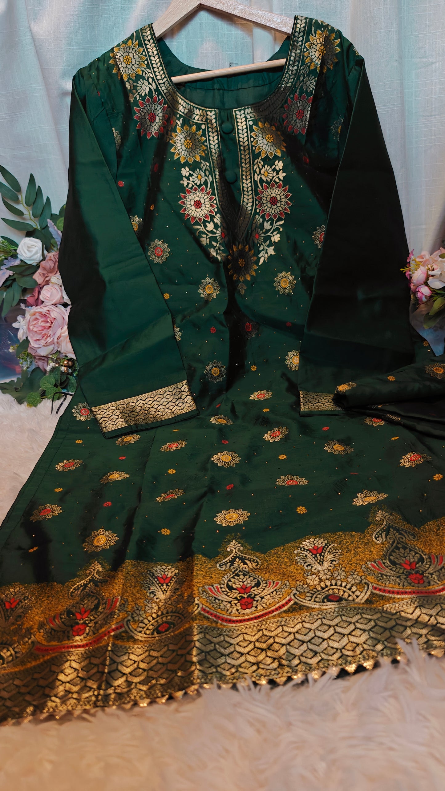 Banarasi Silk Kurta Salwar Set