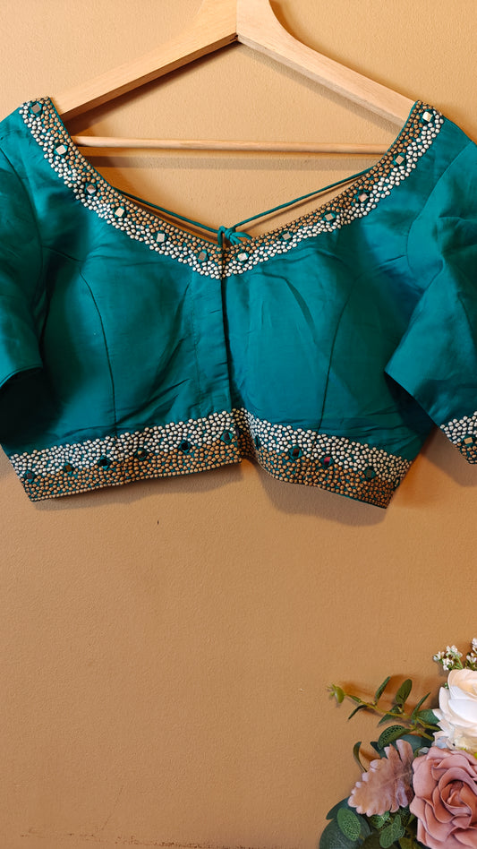 Blue Party Wear Blouse